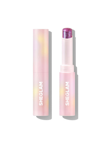 SHEGLAM sombra de ojos lila con brillo suave para uso diario.