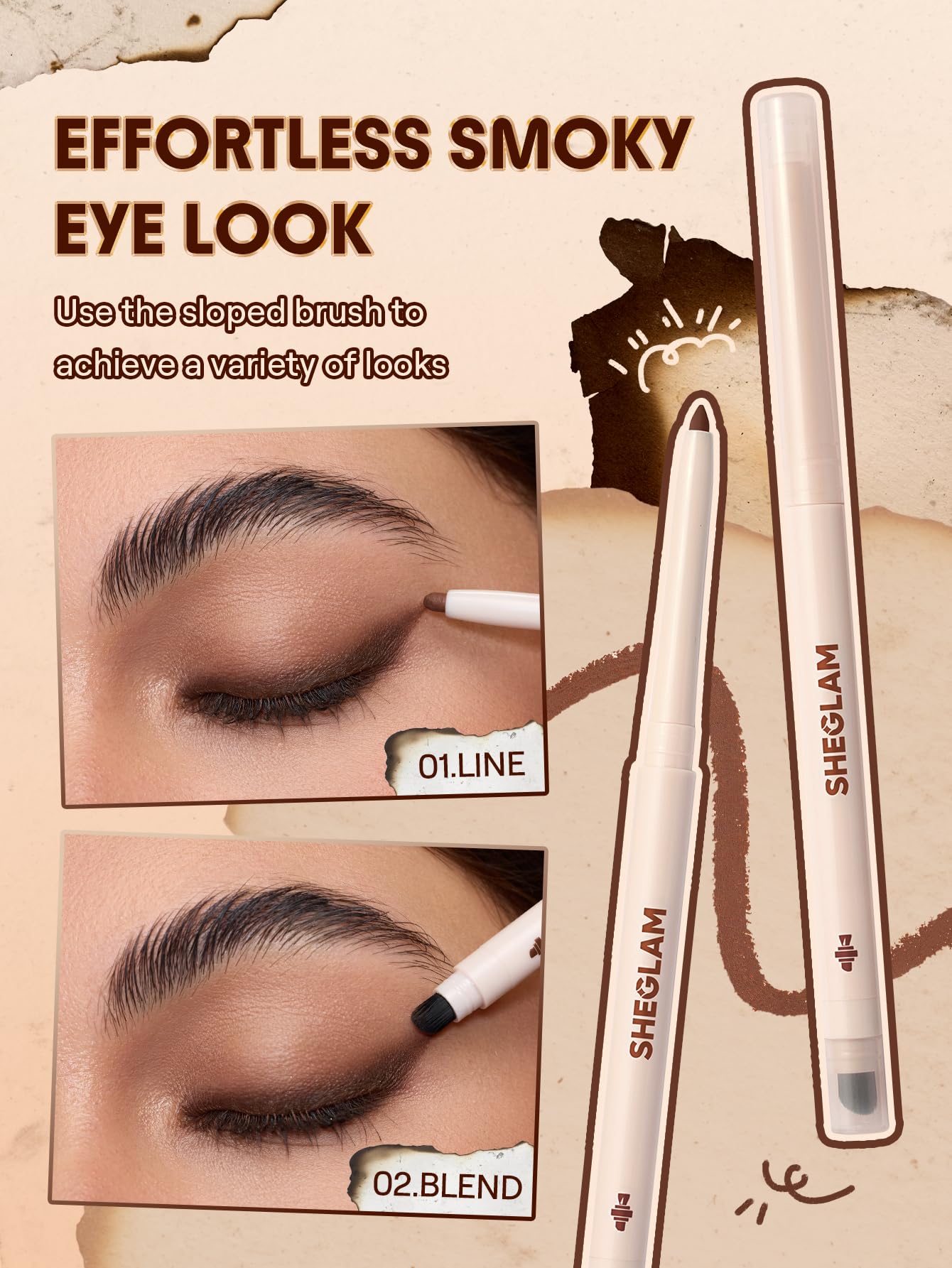 SHEGLAM Gel Glide Eyeliner: fórmula a prueba de desvanecimiento para no correrse