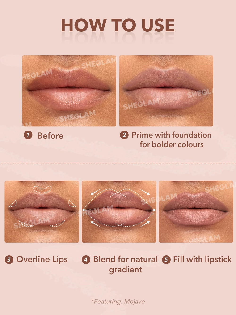SHEGLAM delineador labial libre de crueldad ofrece opción ética para maquillaje diario