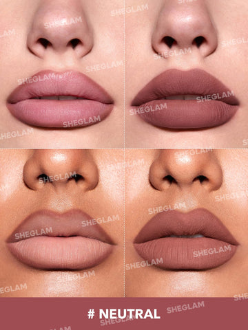 SHEGLAM delineador labial textura mousse seda para un deslizamiento suave