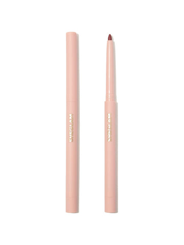 SHEGLAM delineador labial crema Misty Rose con afilado incorporado para retoques precisos.