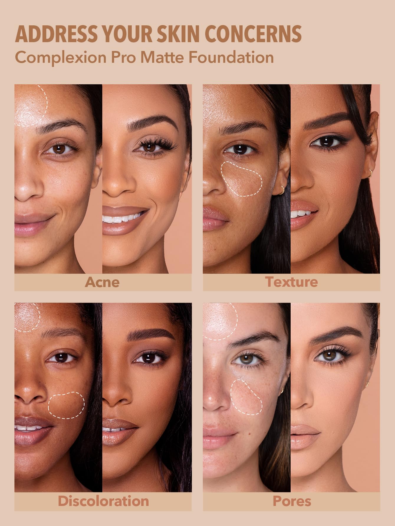 SHEGLAM Nude wear closeup suggests transfer-resistant matte-dewy finish.