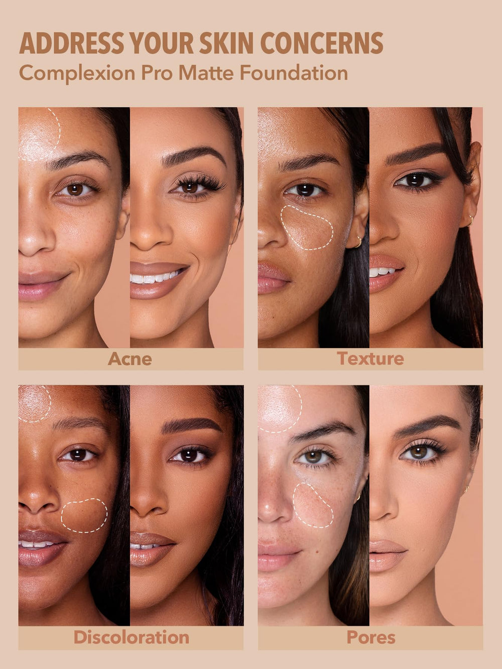 SHEGLAM Nude wear closeup suggests transfer-resistant matte-dewy finish.