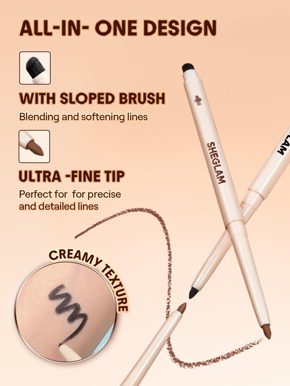 SHEGLAM Gel Glide libre de crueldad, opción responsable para maquillaje