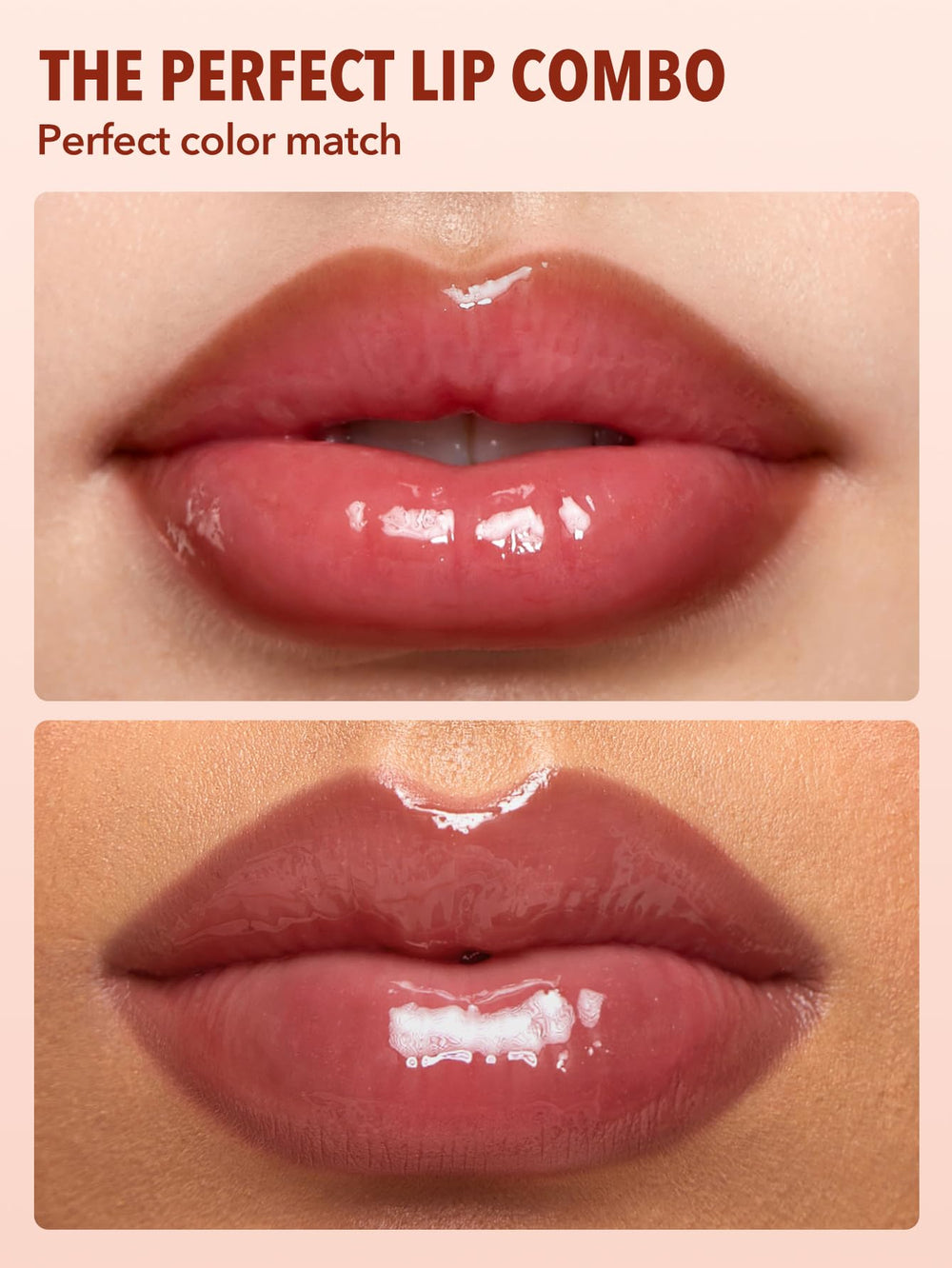 SHEGLAM gloss labial: brillo hidratante para labios nutridos.