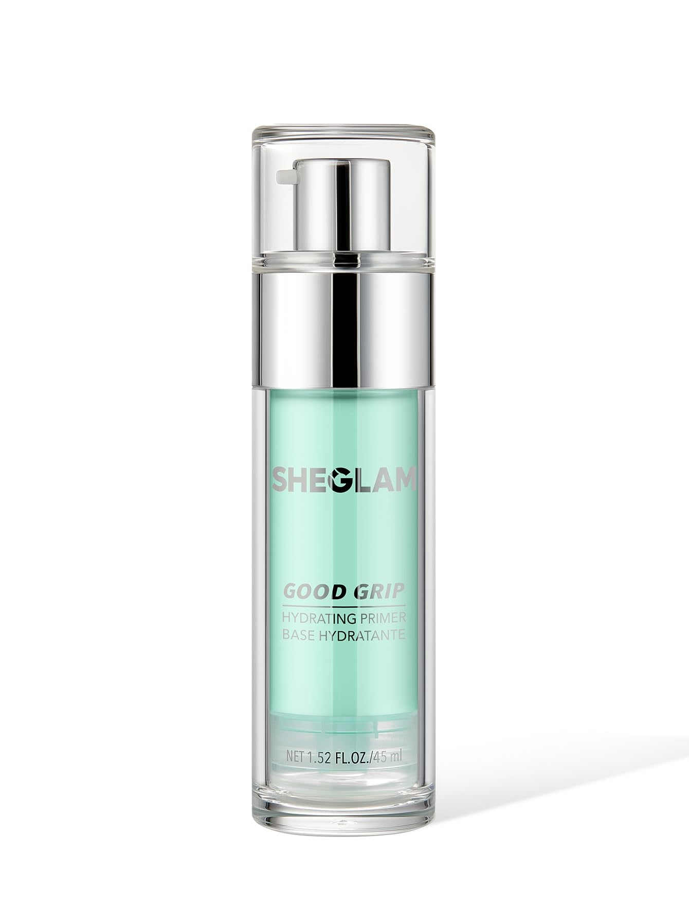 SHEGLAM Good Grip prebase: empaque elegante para uso diario