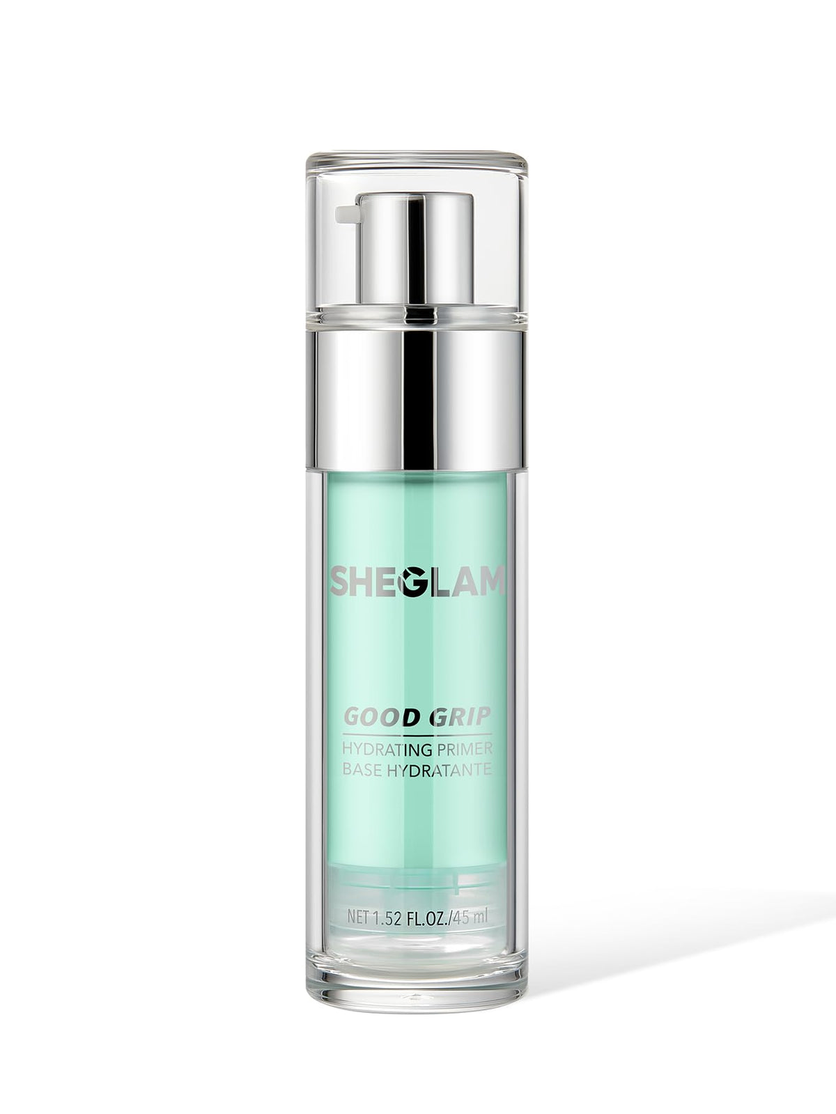 SHEGLAM Good Grip prebase: empaque elegante para uso diario