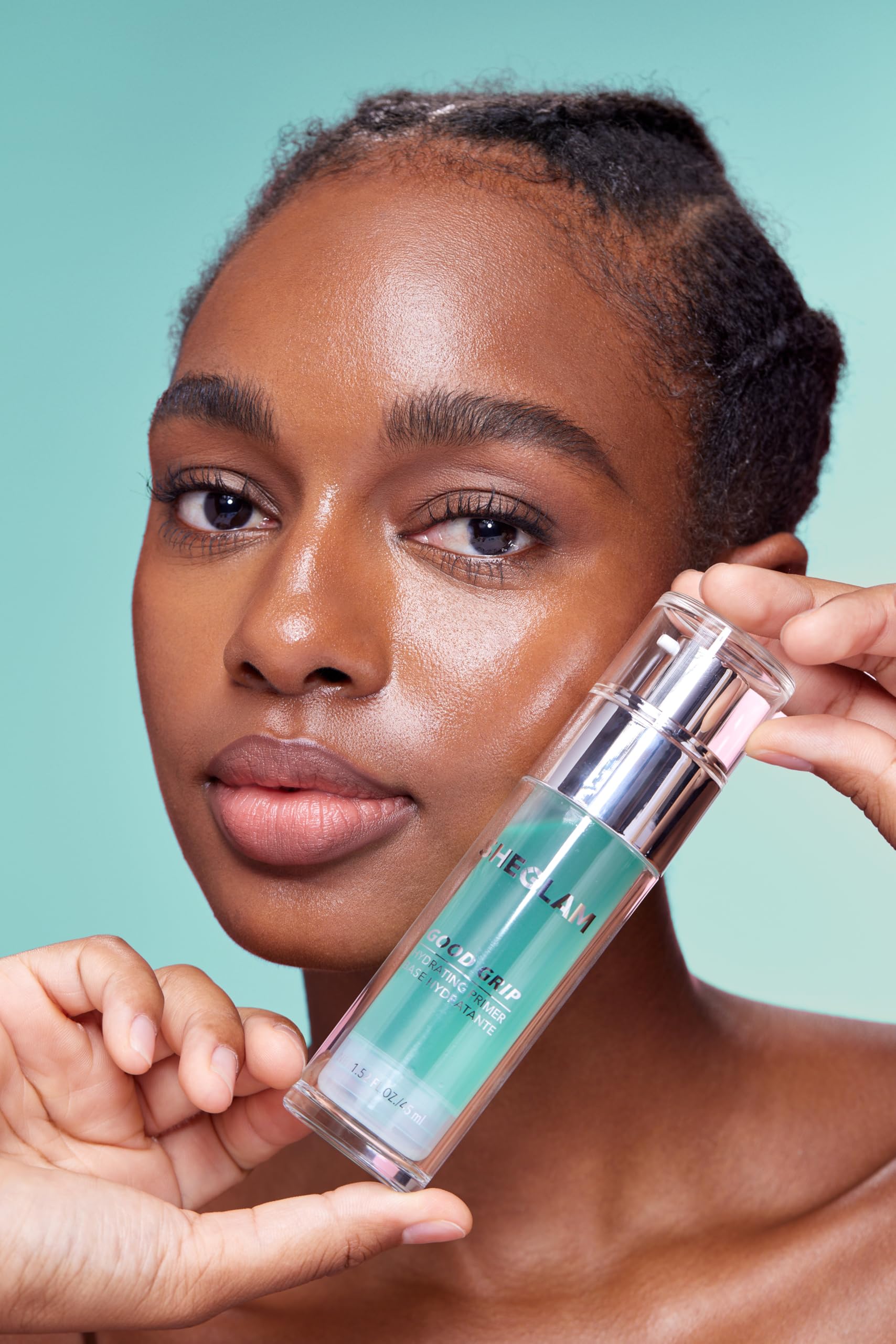 SHEGLAM Good Grip prebase sin siliconas cuida la piel y prolonga la base