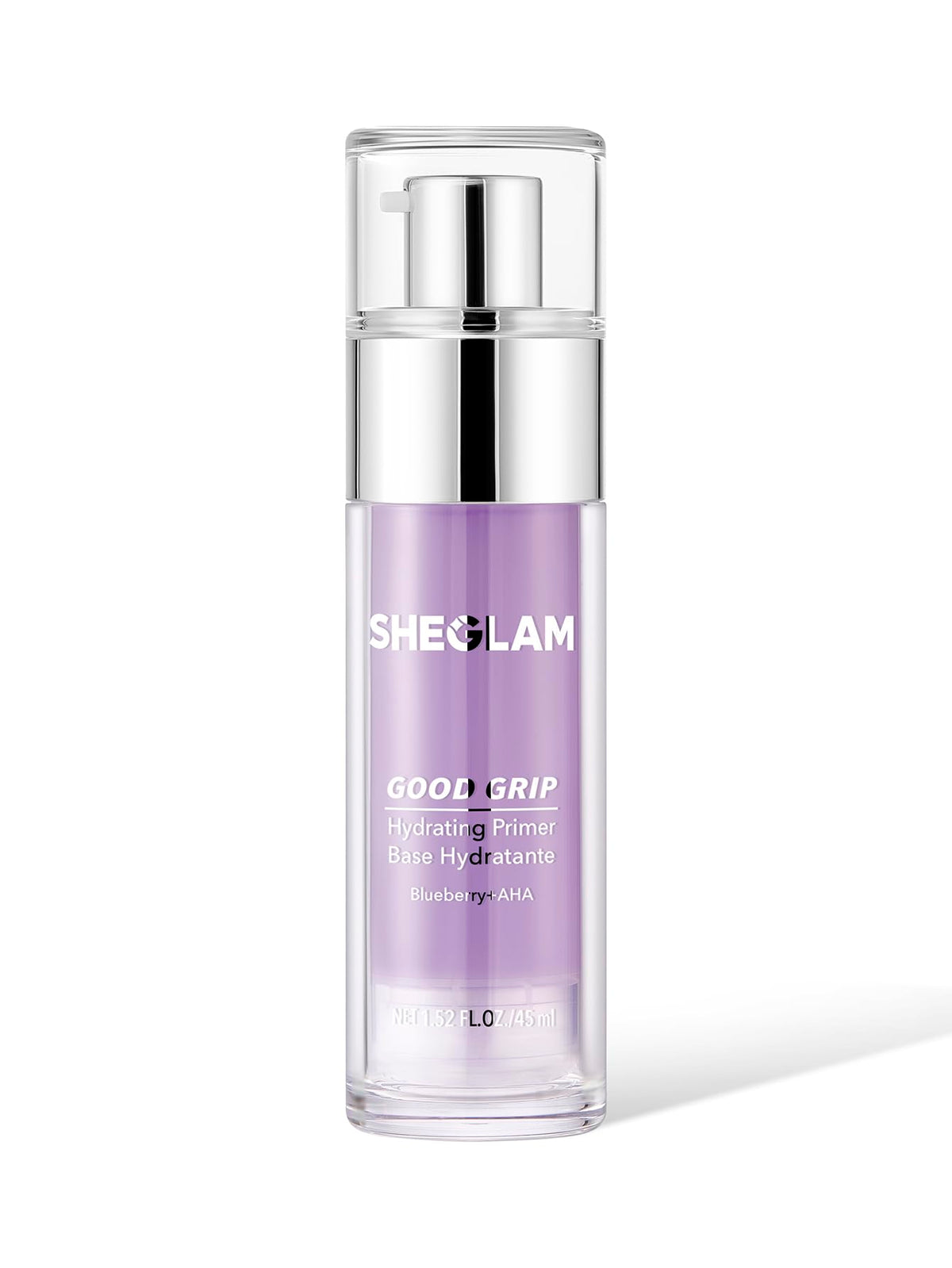 SHEGLAM Good Grip Primer, aceite hidratante, prepara la piel para el maquillaje.