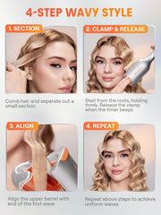 SHEGLAM Beach Babe Waver con recubrimiento cerámico para acabado suave y brillante