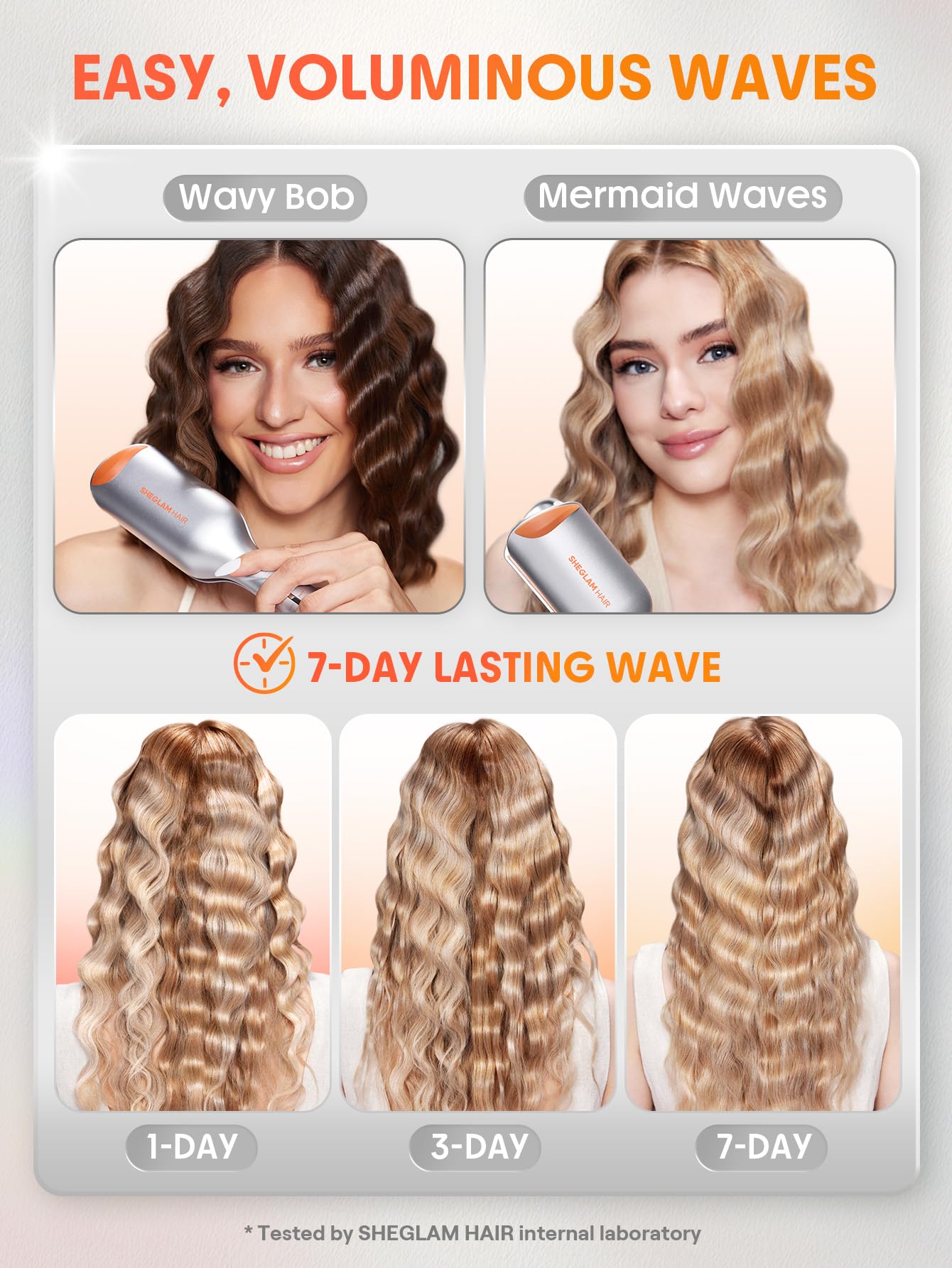 Ondas definidas y duraderas con el Beach Babe Waver de SHEGLAM