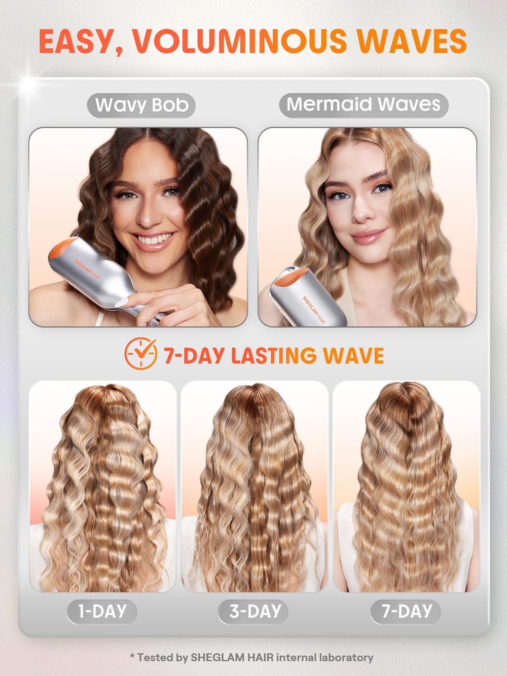 Ondas definidas y duraderas con el Beach Babe Waver de SHEGLAM