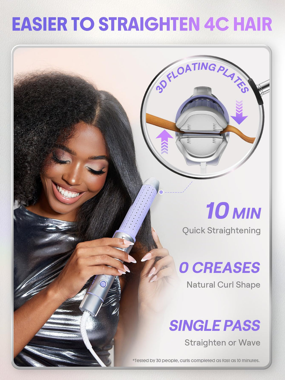 SHEGLAM Hair Cool Lock Airflow Styler ofrece 5 temperaturas para diferentes tipos de cabello.