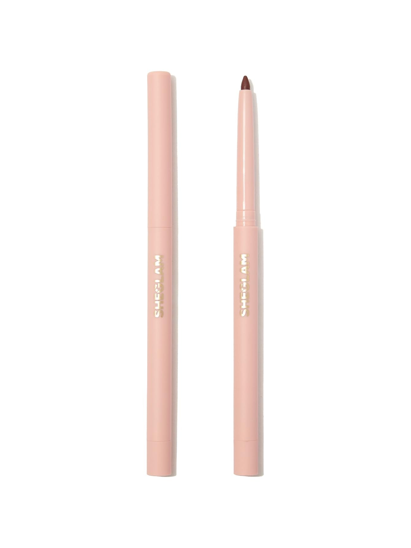 SHEGLAM Lápiz delineador labial cremoso mate But First, Coffee ofrece contorno definido y cobertura duradera.