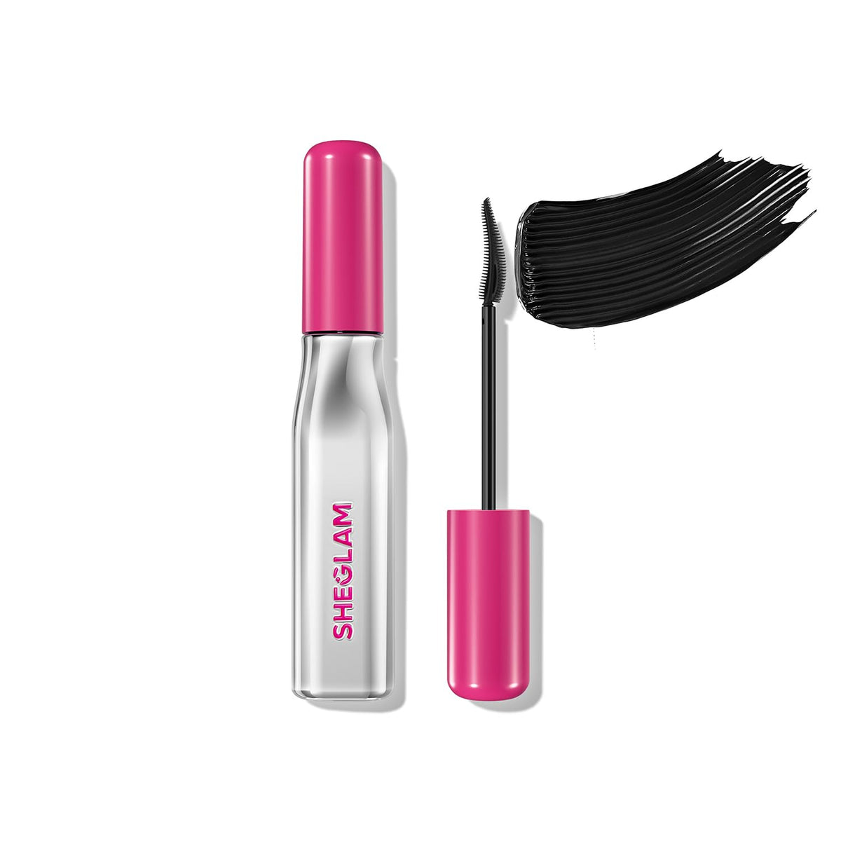 SHEGLAM Lashlighter: aplicador cepillo pluma-peine para levantar y definir pestañas.