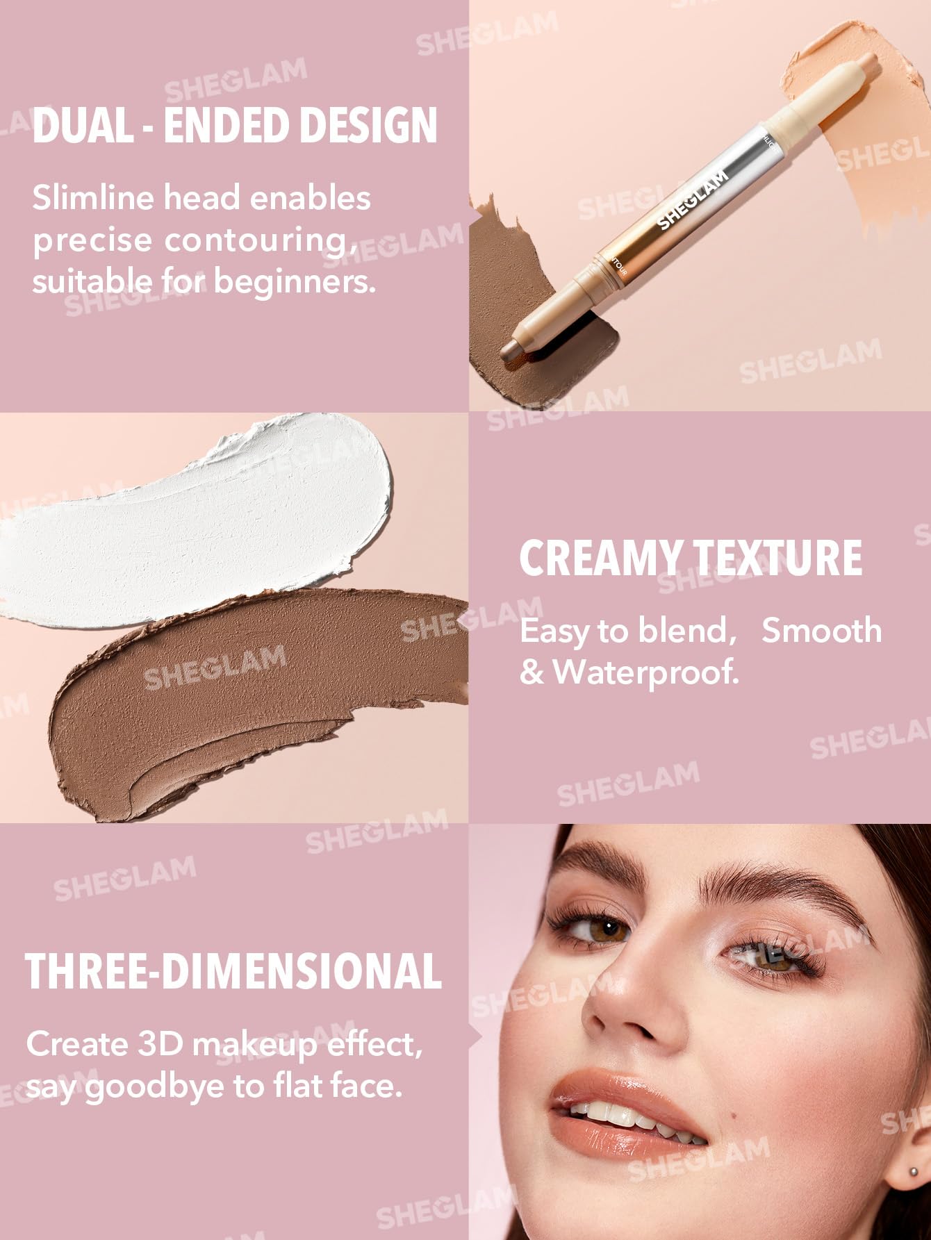 SHEGLAM libre de crueldad aprobada por Leaping Bunny