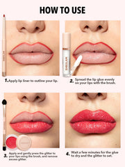 SHEGLAM Lip Dazzler Kit: aplicador para delinear y aplicar con precisión