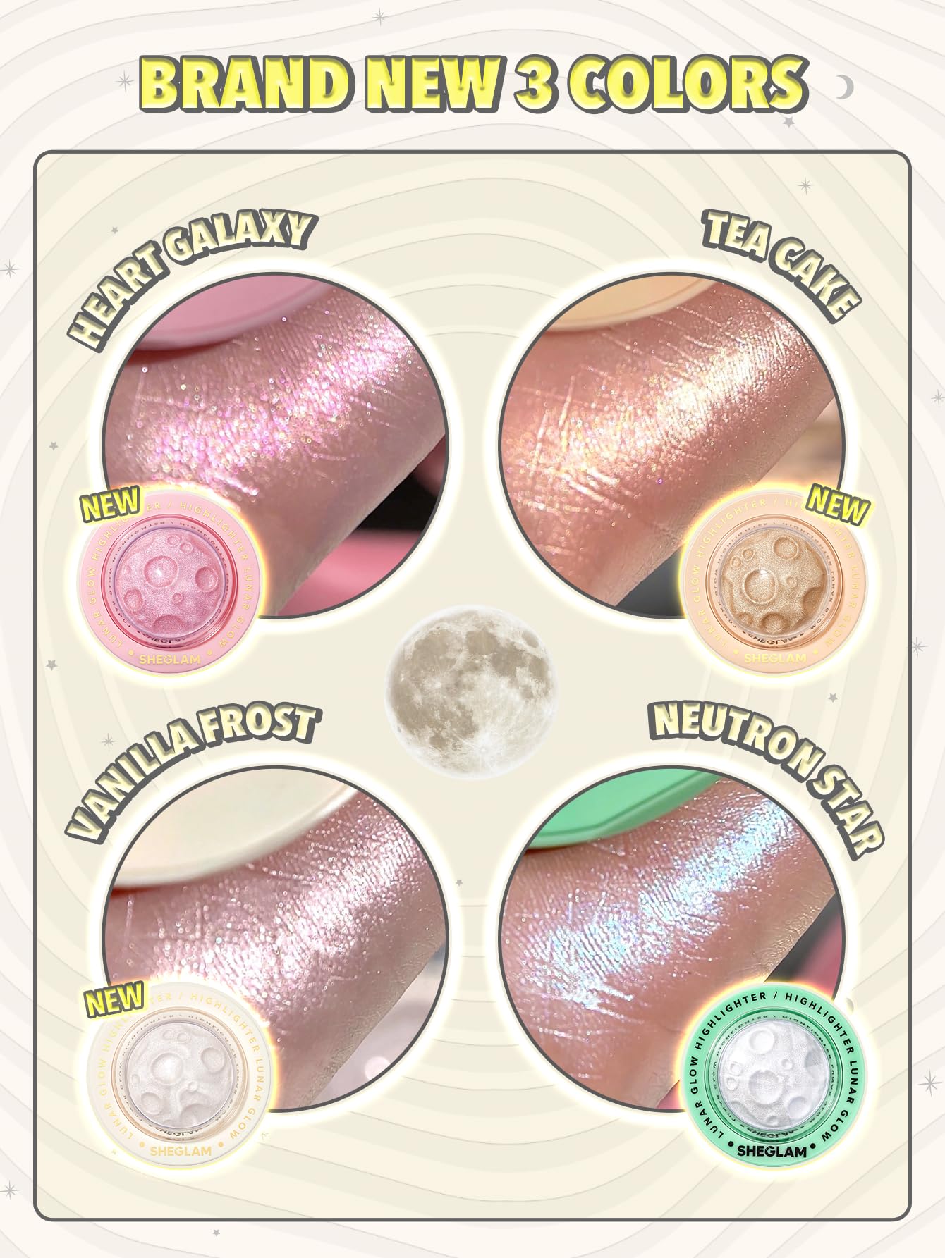 SHEGLAM iluminador: aplicación con brocha para un acabado uniforme.
