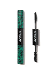 SHEGLAM Mascara 2 en 1 con aplicador curvo para definición precisa