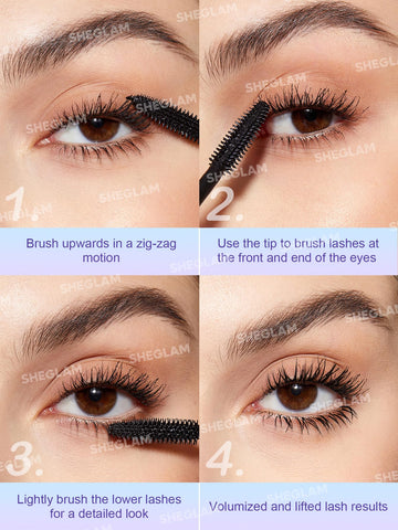 SHEGLAM Flutter Wink, volumen y longitud: pestañas definidas al instante.