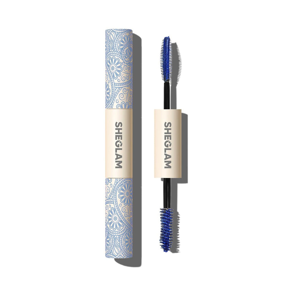 SHEGLAM Todo-en-Uno Mascara azul con volumen intenso para pestañas definidas