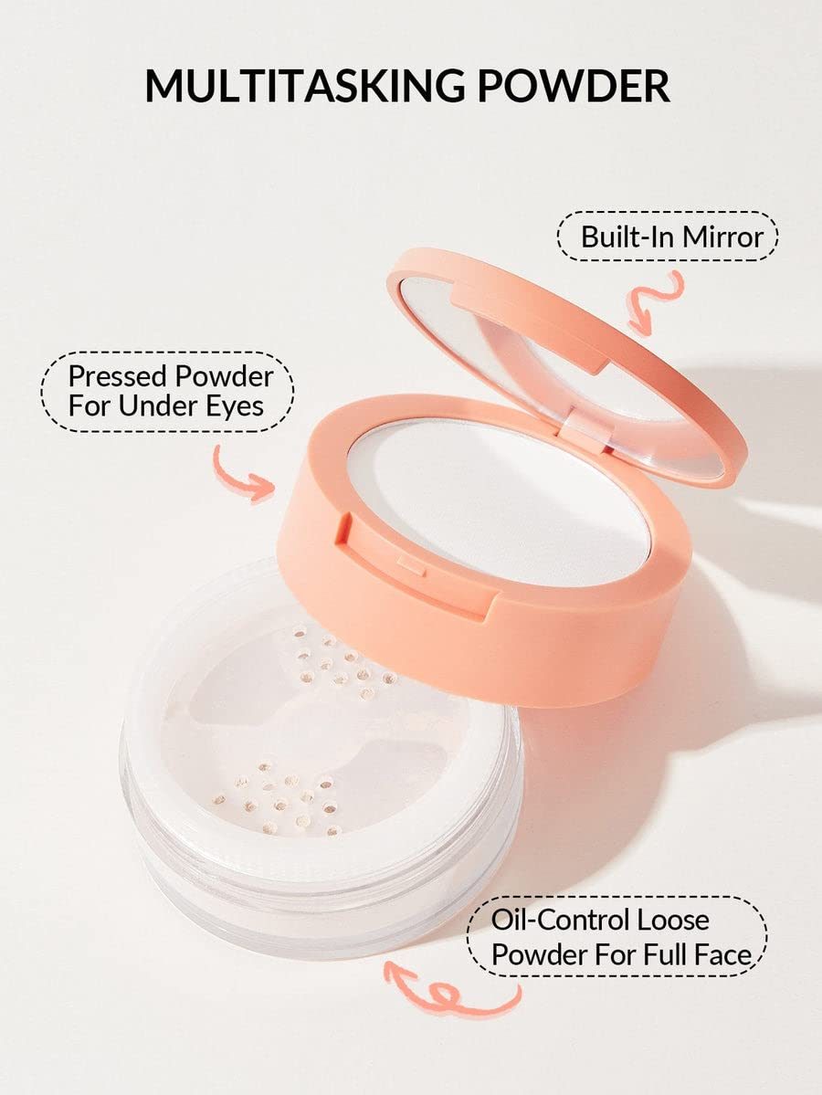 SHEGLAM Polvo para ojeras que difumina y fija sin resecar.