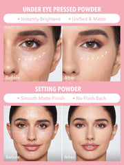 SHEGLAM polvo con doble compartimento para fijar ojos y rostro
