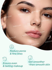 SHEGLAM Pore No More Primer: acabado suave al tacto para comodidad diaria.