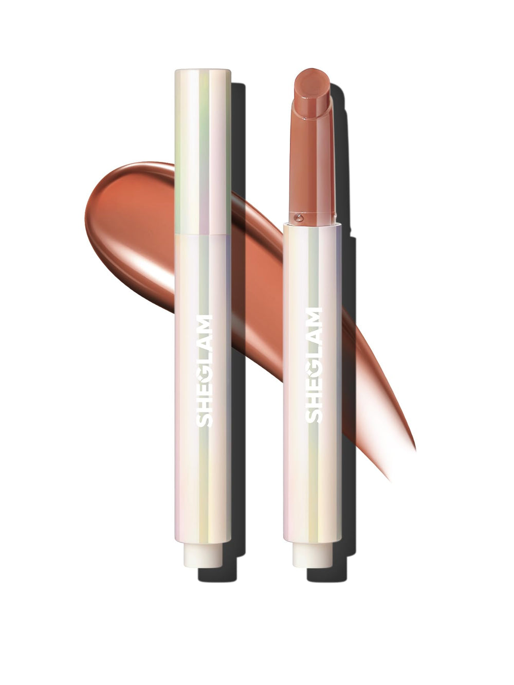 SHEGLAM PoutPerfect In Bloom: envase elegante que resalta su brillo hidratante.