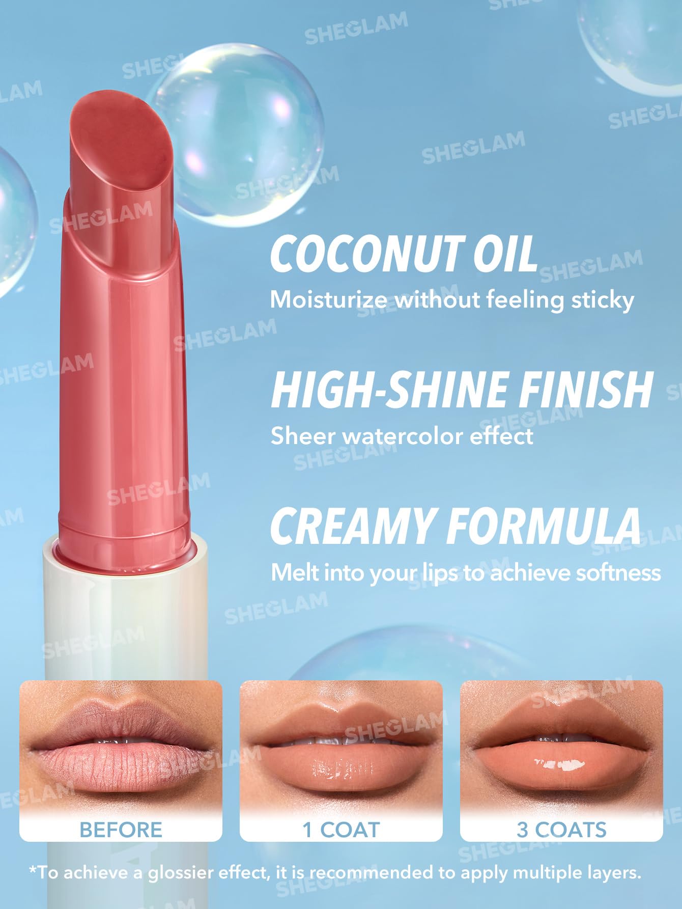 SHEGLAM PoutPerfect, libre de crueldad certificado para uso diario
