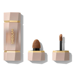 SHEGLAM Contorno líquido de precisión con aplicador doble para mezcla suave y precisa