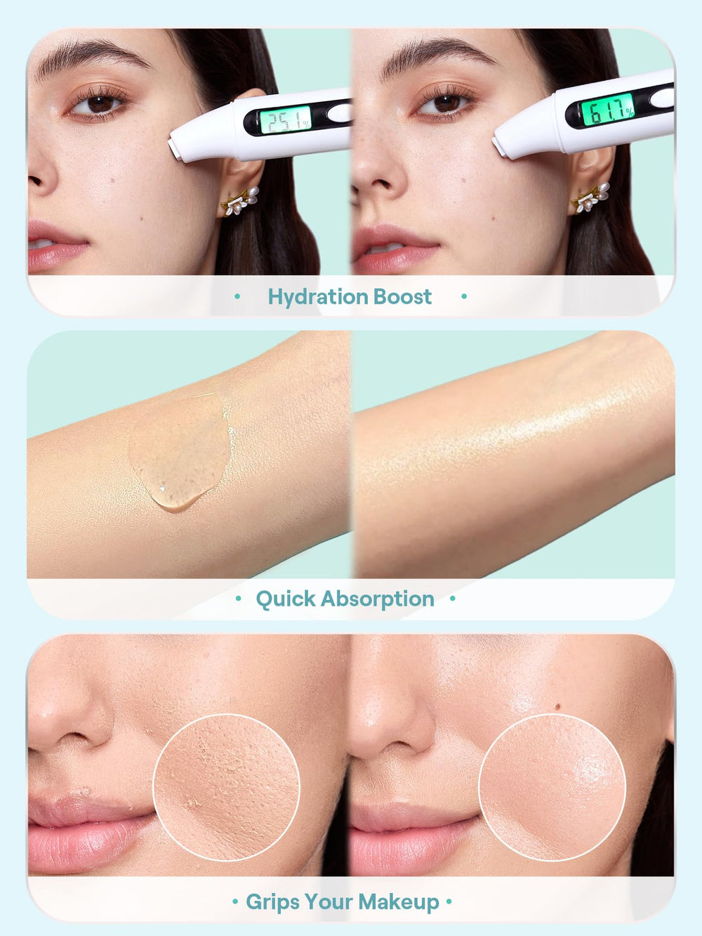 SHEGLAM HydroSlime Primer preparación de maquillaje para una base uniforme