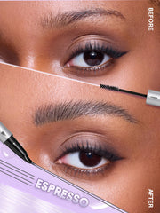 SHEGLAM Real Flow Laminating Brow Pen Espresso, trazos naturales para ahorrar tiempo