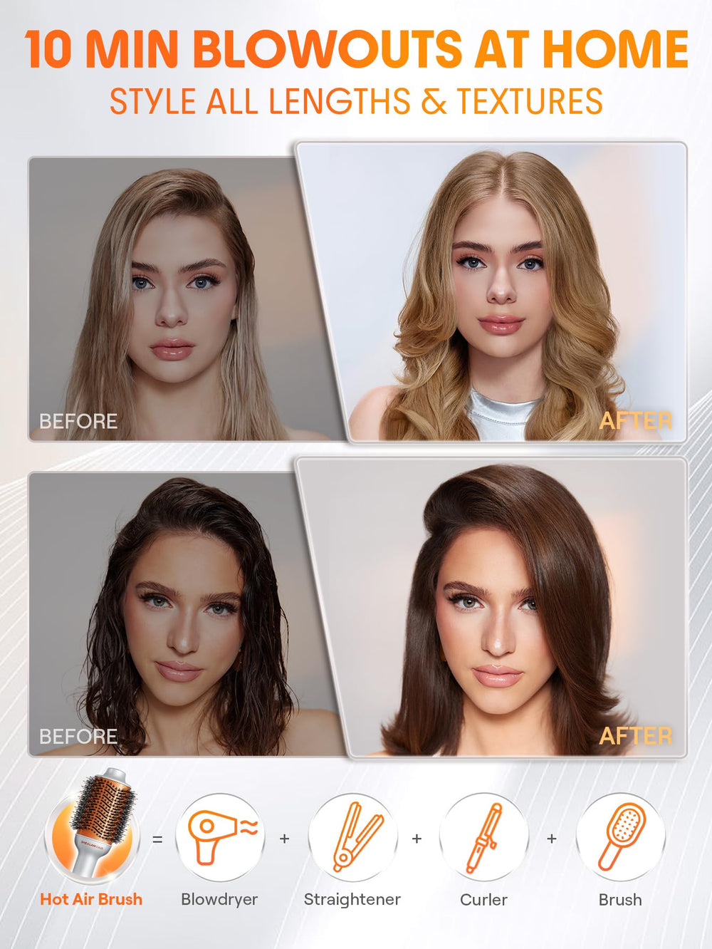 SHEGLAM recubrimiento cerámico de alto brillo para cabello suave y radiante.