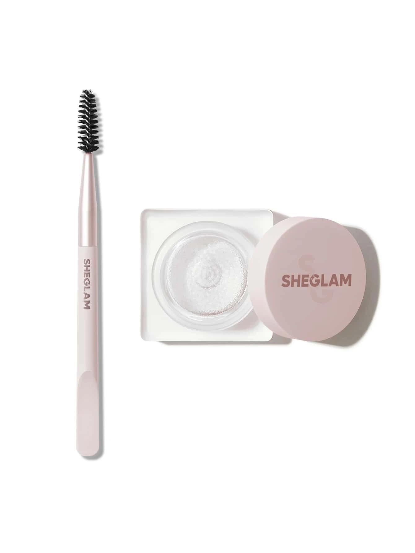 SHEGLAM Set Me Up Brow Hold Gel con aplicador doble para precisión en cejas