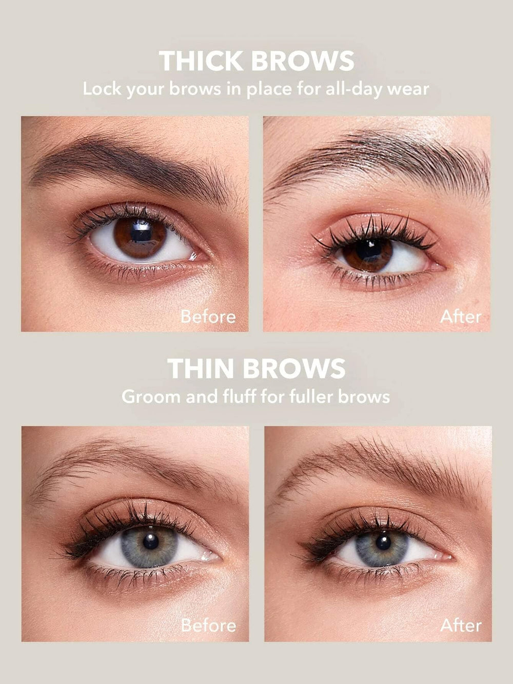 Fijación prolongada Set Me Up Brow Hold Gel para cejas definidas