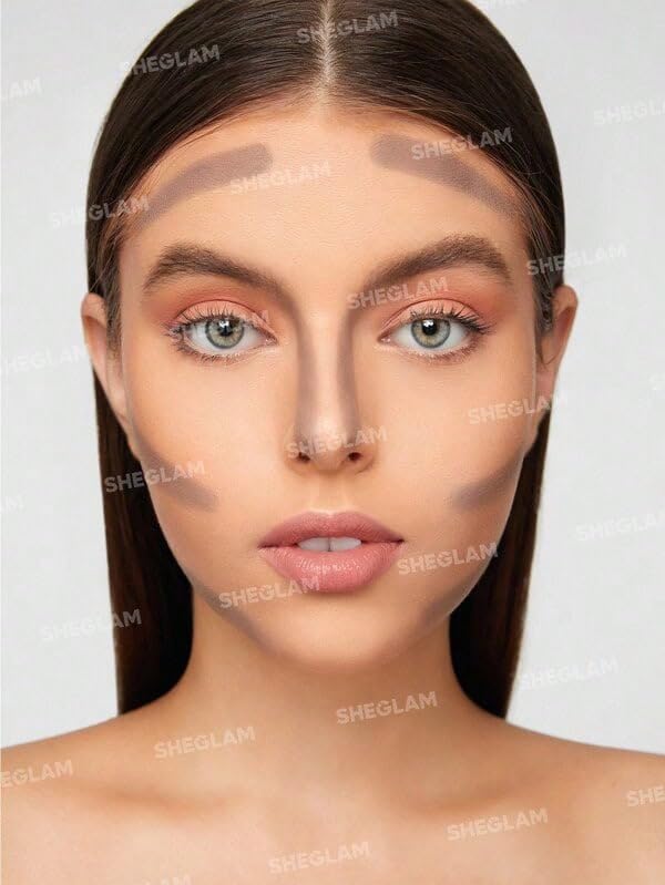 SHEGLAM Snatch 'n' Define, aplicación facial fácil en frente, mejillas y nariz