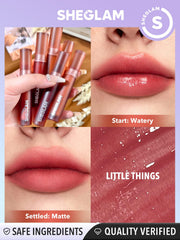 SHEGLAM Soft Haze Lip Blur aporta color intenso y cómodo.