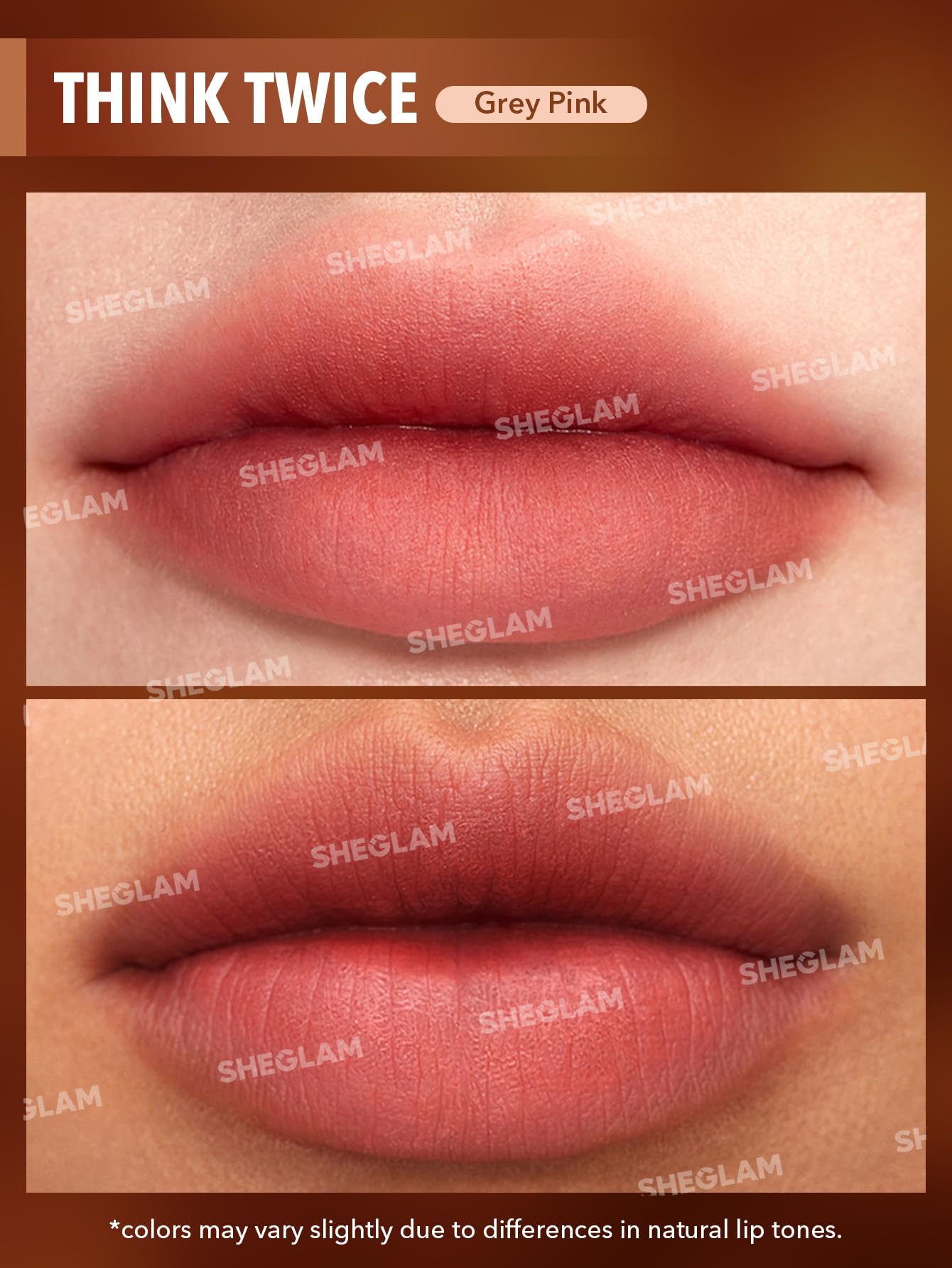 SHEGLAM Soft Haze Lip Blur: envase elegante que facilita transporte diario.