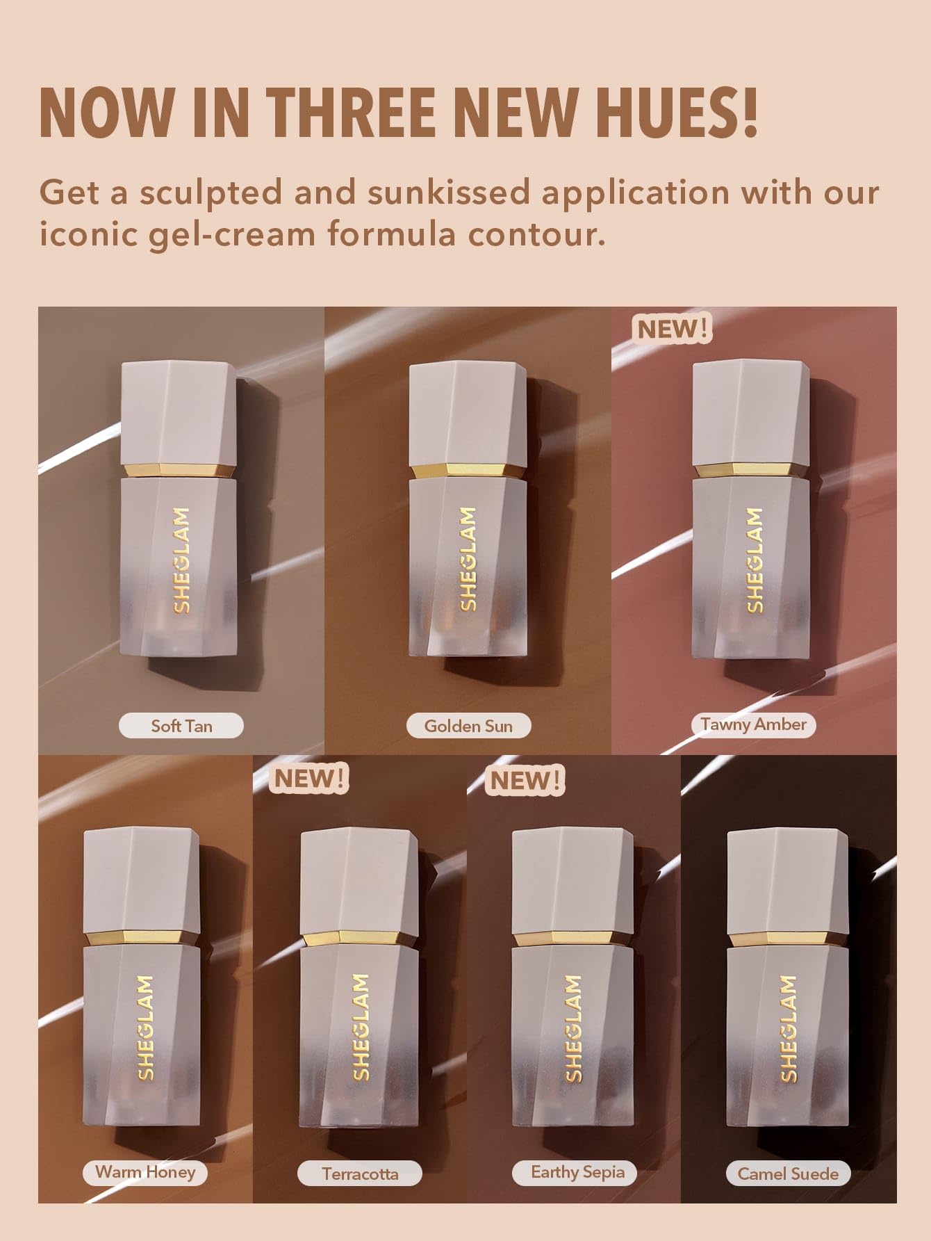 SHEGLAM Sun Sculpt acabado esculpido y natural para rasgos definidos