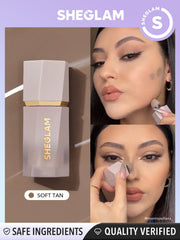 SHEGLAM Sun Sculpt aplicador esponja: aplica suave y precisa.