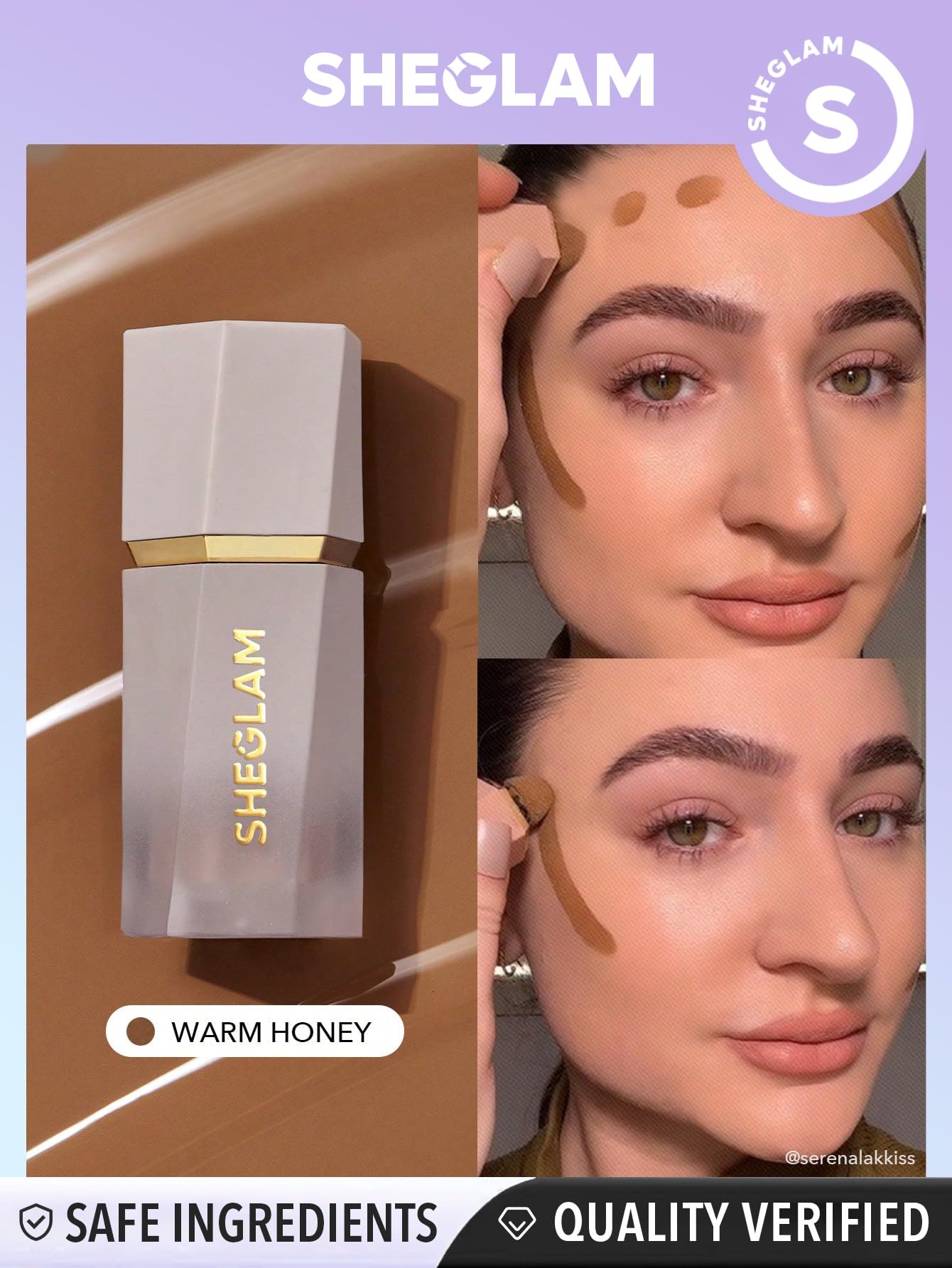 SHEGLAM Sun Sculpt certificado sin crueldad para contorno diario.