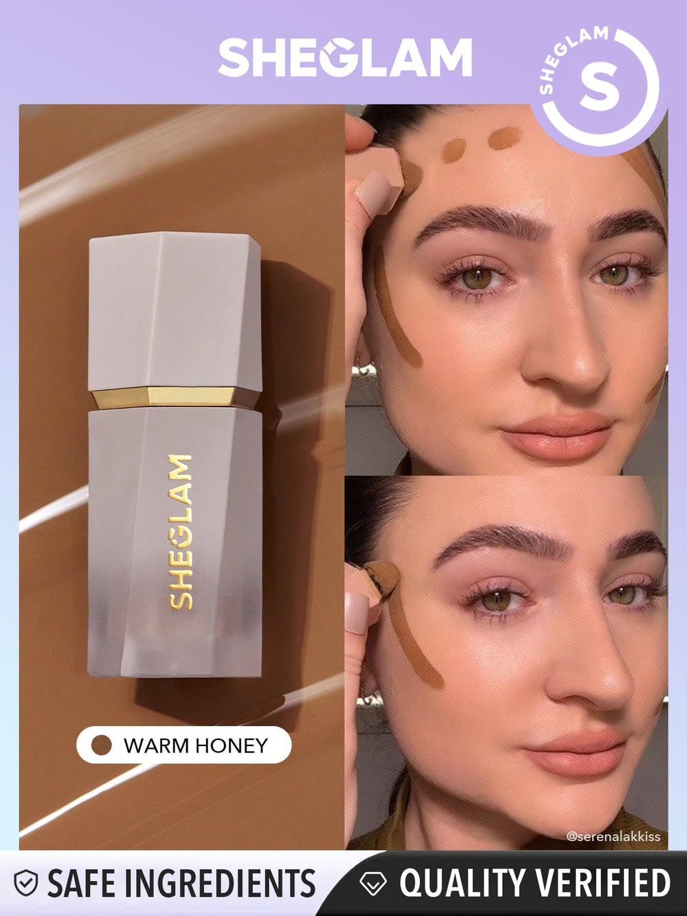 SHEGLAM Sun Sculpt certificado sin crueldad para contorno diario.