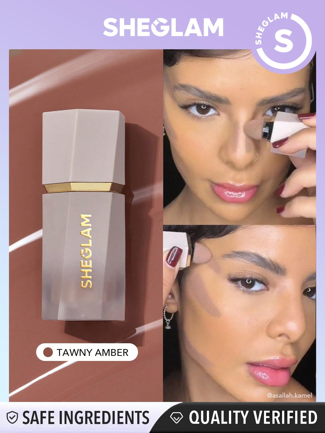 SHEGLAM Sun Sculpt idea viral en TikTok para tendencia de maquillaje.