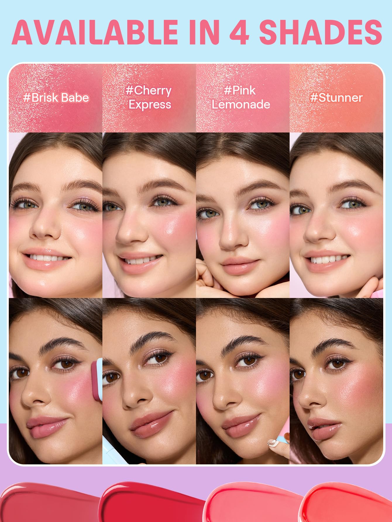 SHEGLAM barra tamaño compacto para viaje y retoques.