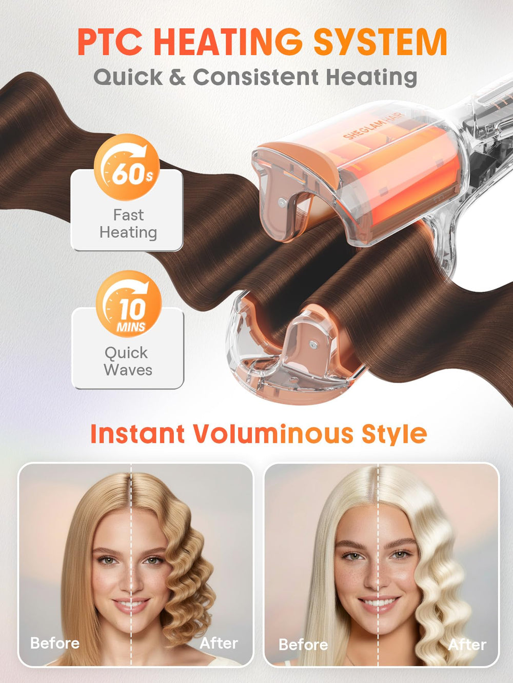 SHEGLAM Waver aislamiento anti quemaduras para uso seguro
