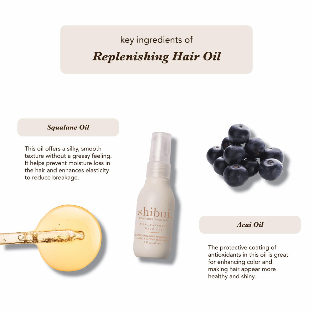 SHIBUI Aceite Reponedor: protección de color para cabello teñido y natural.