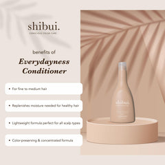 SHIBUI Everydayness Conditioner – creme-legere: brillance naturelle et douceur.