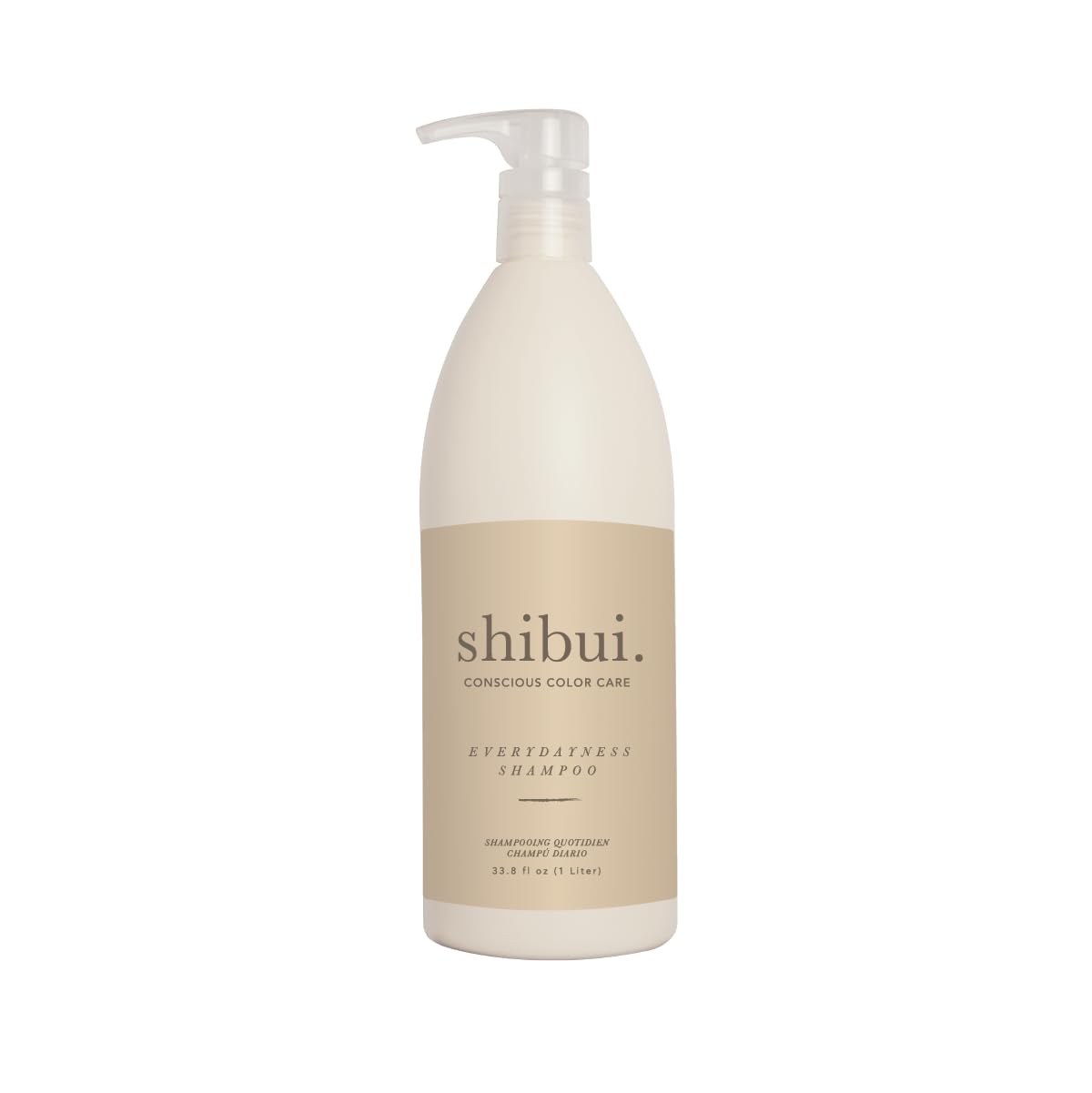 SHIBUI Everydayness Shampoo con agua de rosas ilumina el cabello y protege el color.