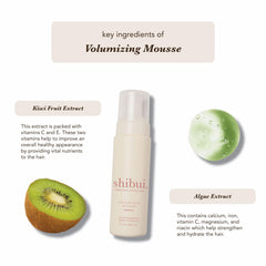 SHIBUI Mousse Volumisante: tenue moyenne et contrôle du frisottis pour une coiffure flexible